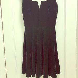 Aqua Green Velvet Party Dress